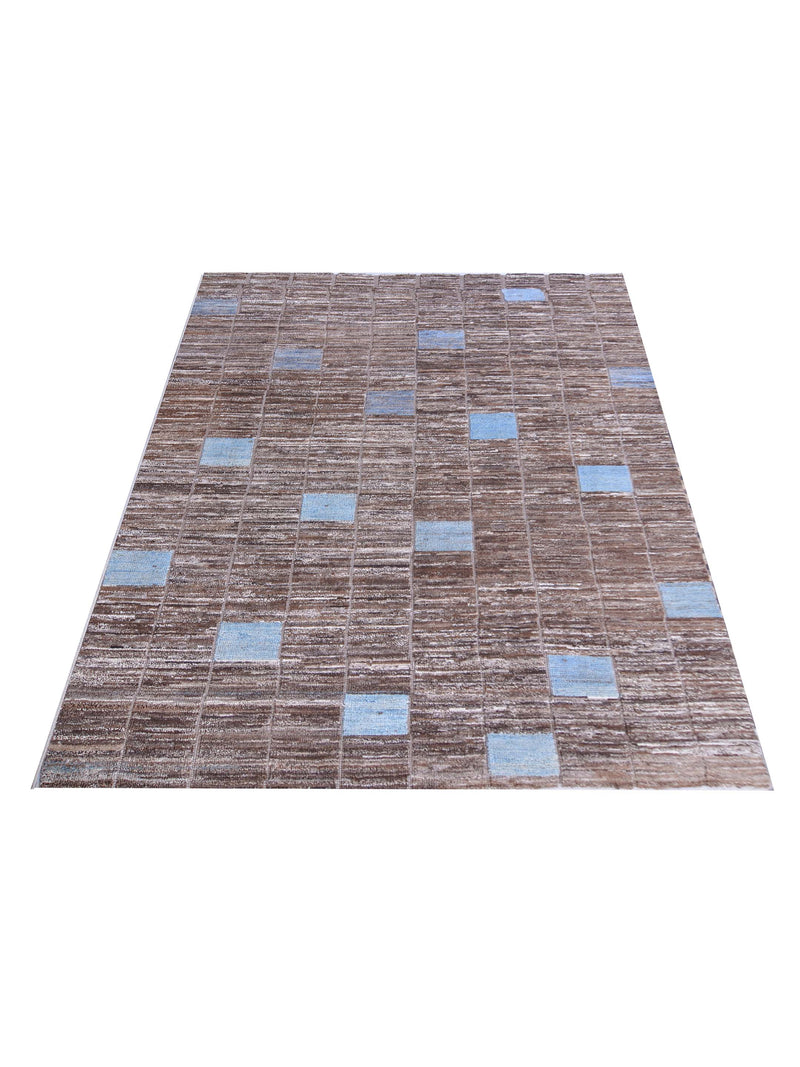 Pacific Moroccan 42814 Natural Blue Transitional Hand Knotted Rug