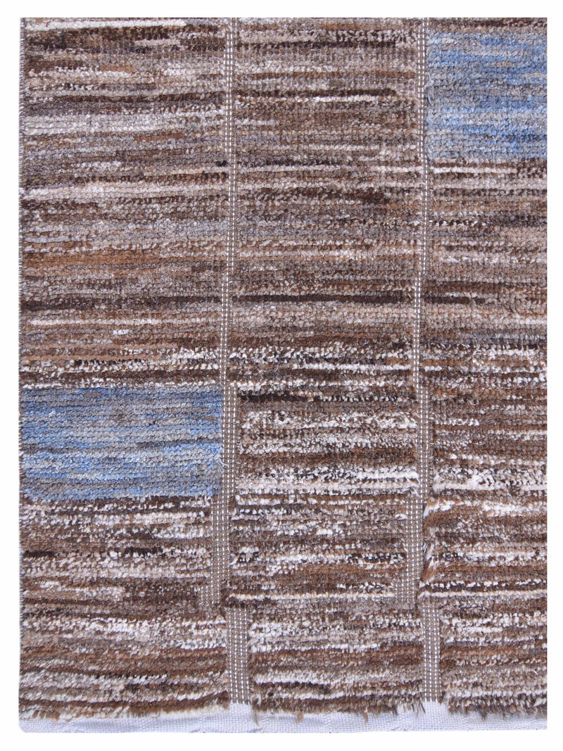 Pacific Moroccan 42814 Natural Blue Transitional Hand Knotted Rug