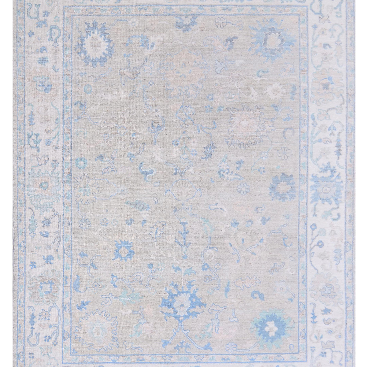 Pacific Ushak Wool Weft  Beige Ivory Transitional
