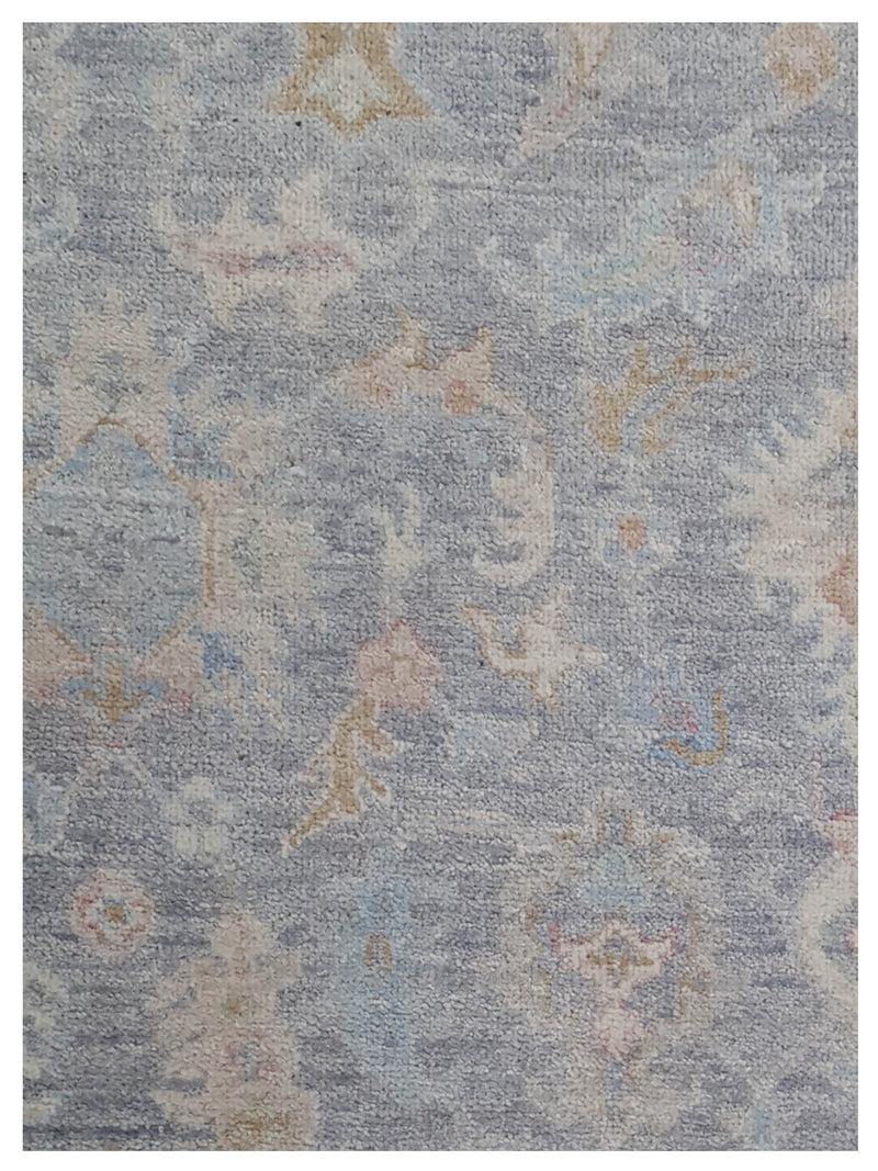 Pacific Ziegler 42824 Grey Ivory Transitional Hand Knotted Rug