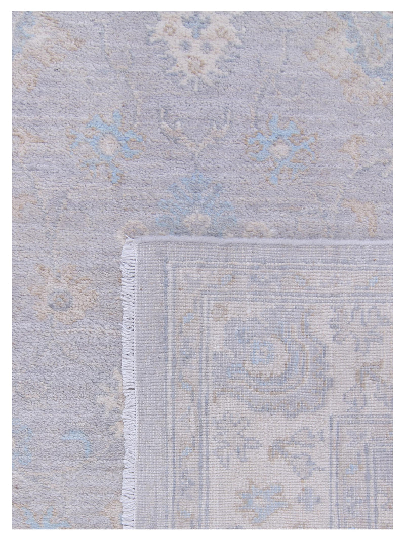 Pacific Ziegler 42829 Grey Ivory Transitional Hand Knotted Rug