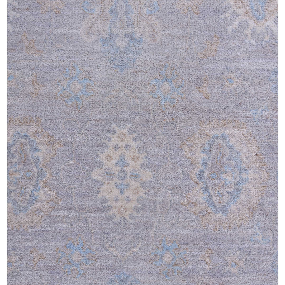 Pacific Ziegler 42830 Grey Ivory Transitional Hand Knotted Rug