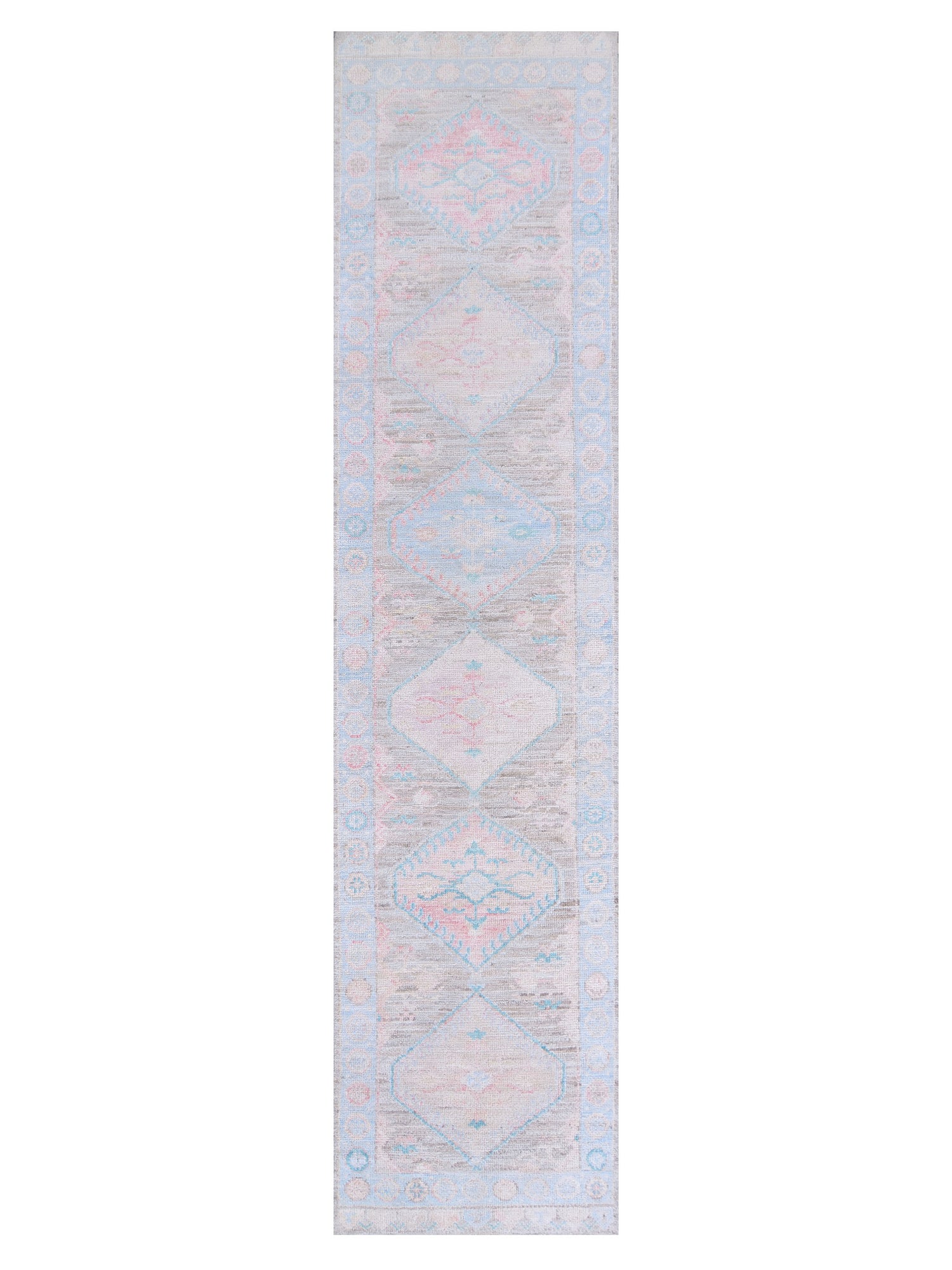 Pacific Ushak Wool Weft  Natural Blue Transitional