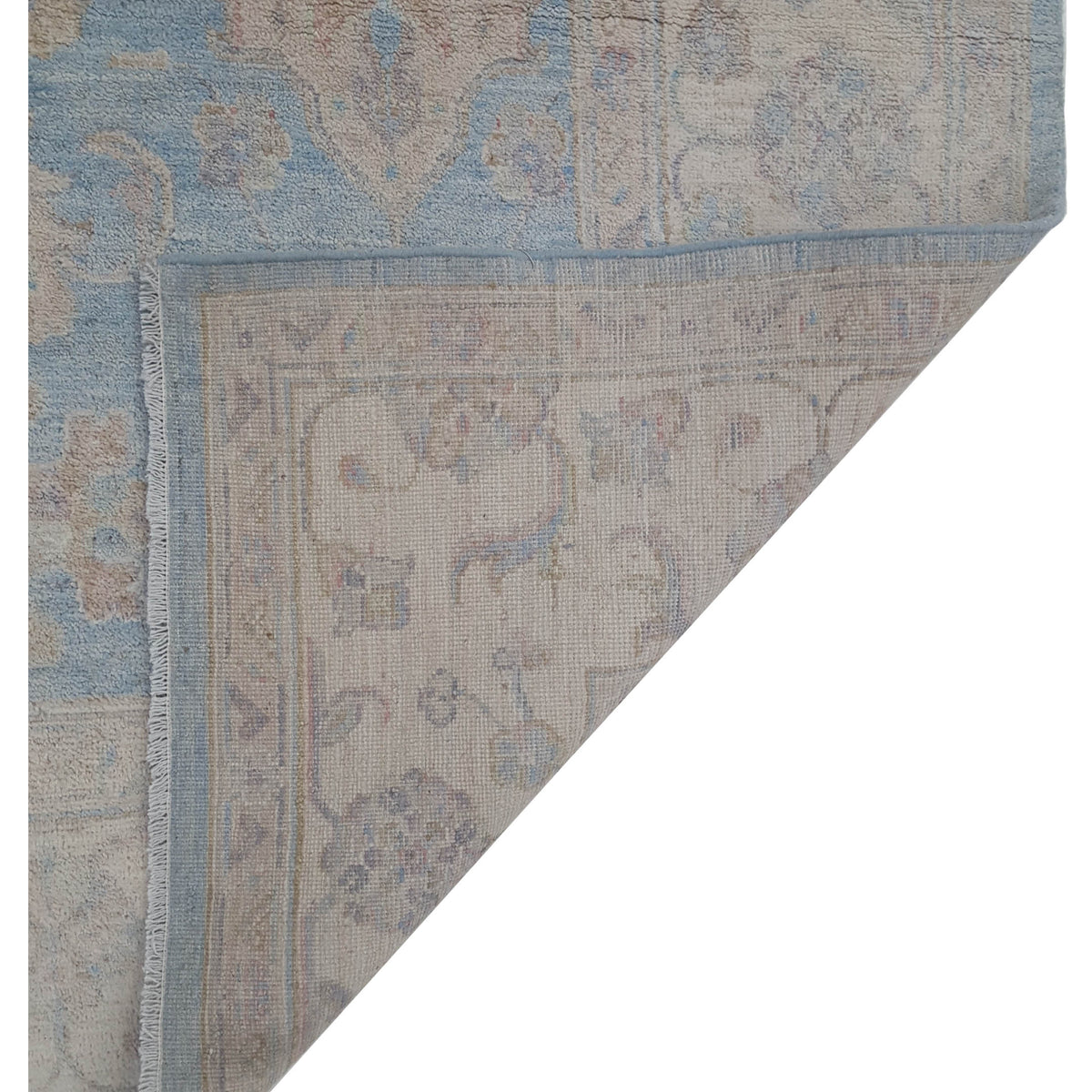 Pacific Ziegler 42857 Blue Ivory Transitional Hand Knotted Rug