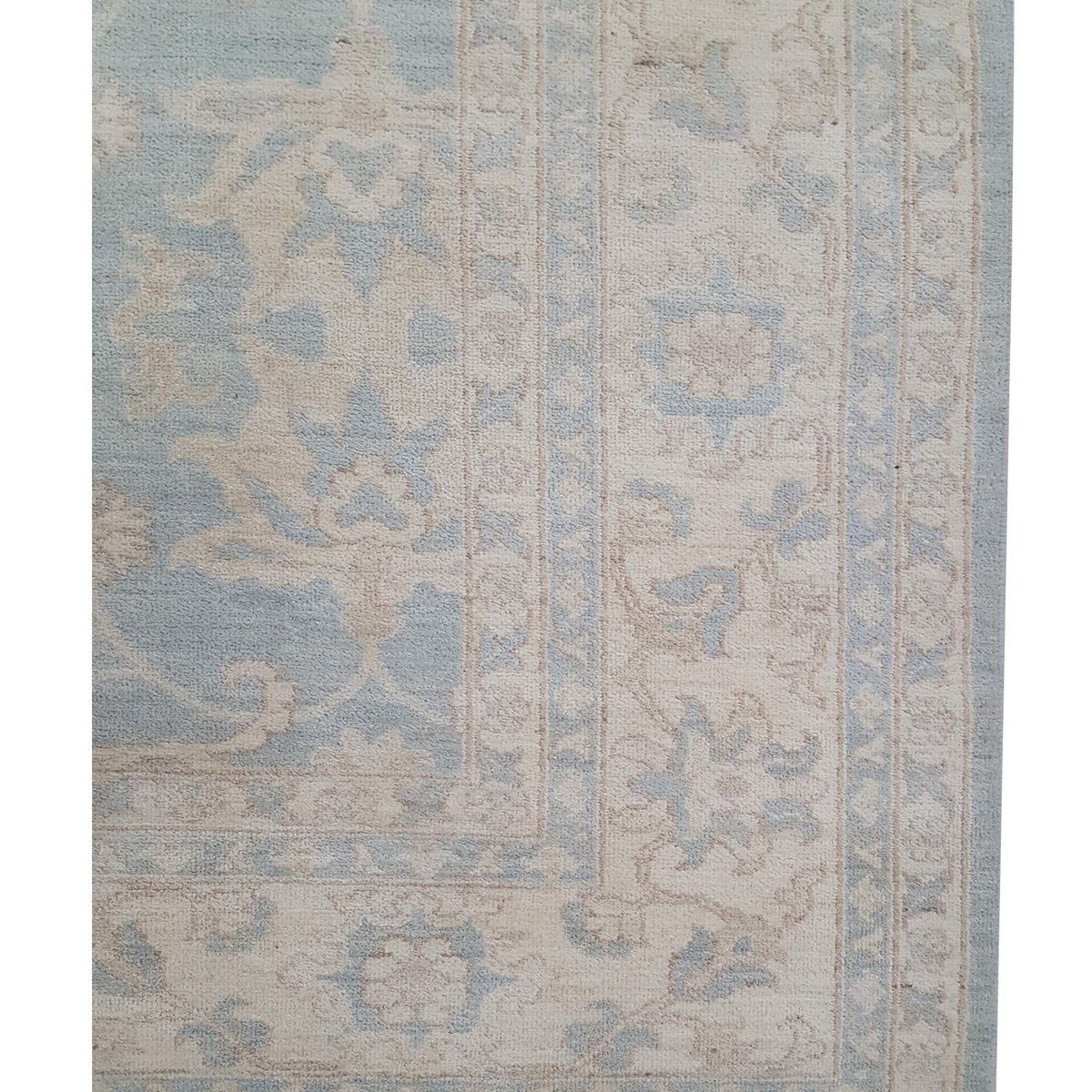 Pacific Ziegler 42861 Grey Beige Transitional Hand Knotted Rug