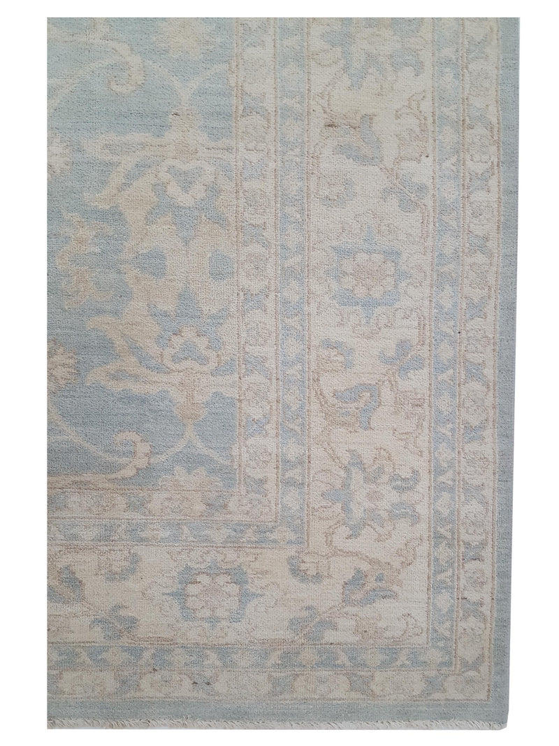 Pacific Ziegler 42861 Grey Beige Transitional Hand Knotted Rug