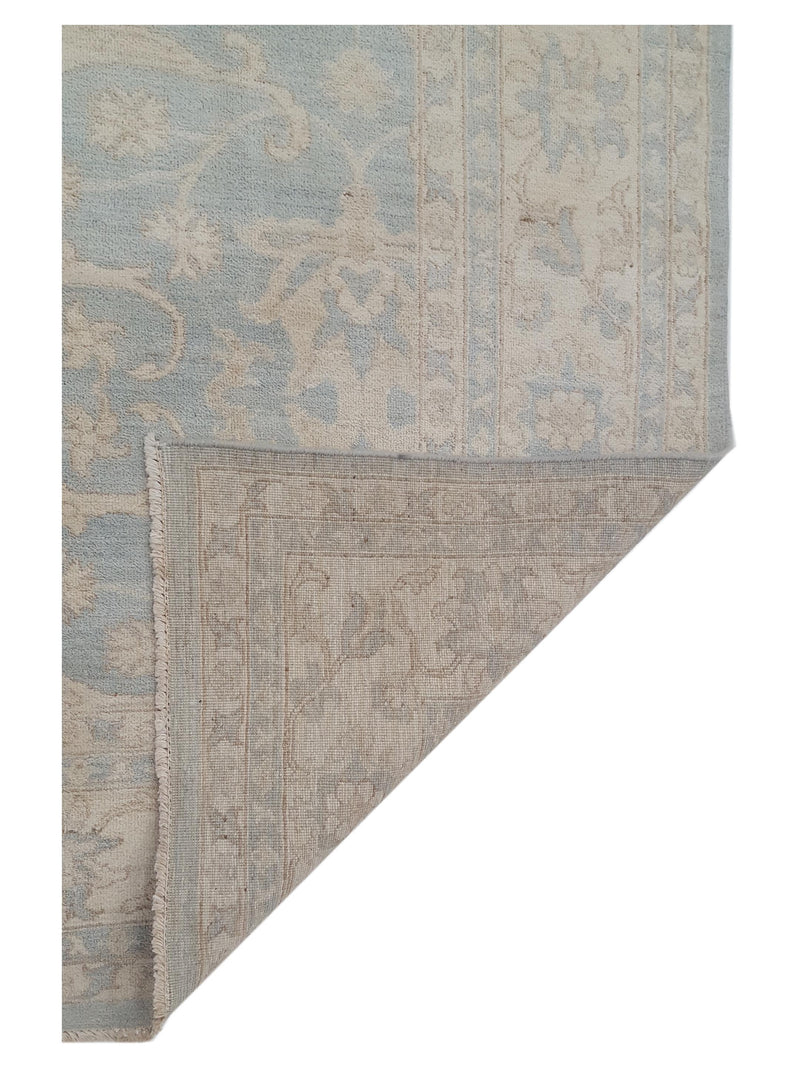 Pacific Ziegler 42861 Grey Beige Transitional Hand Knotted Rug