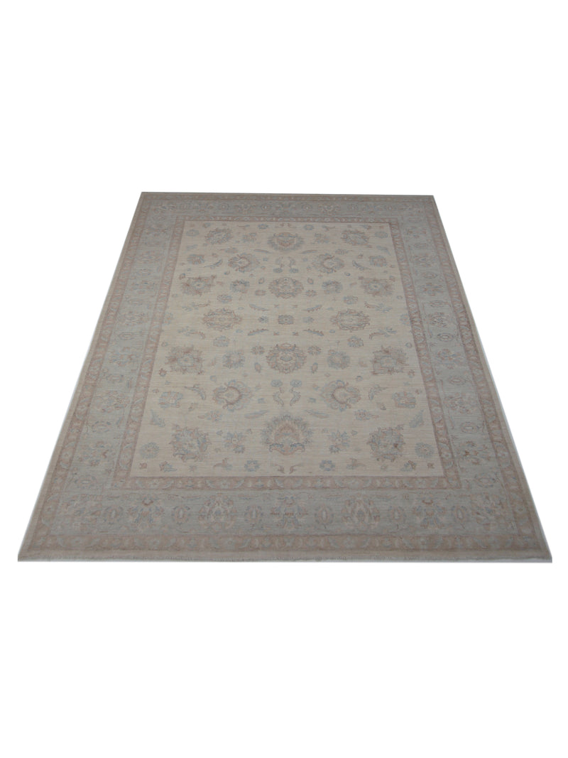 Pacific Ziegler 42867 Beige Sage Transitional Hand Knotted Rug
