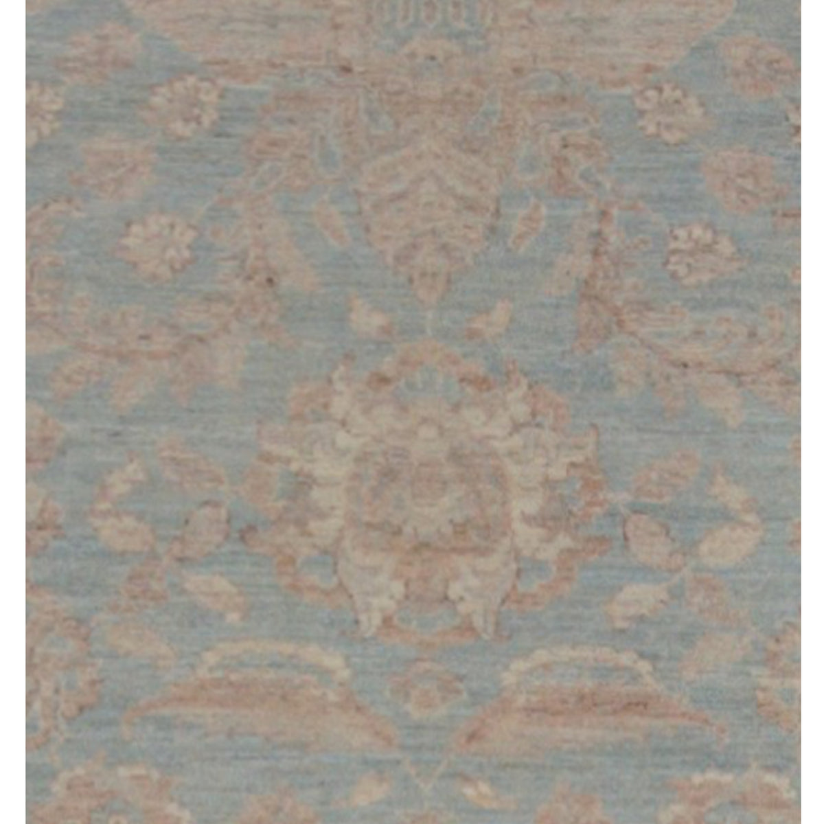 Pacific Ziegler 42868 Beige Blue Transitional Hand Knotted Rug