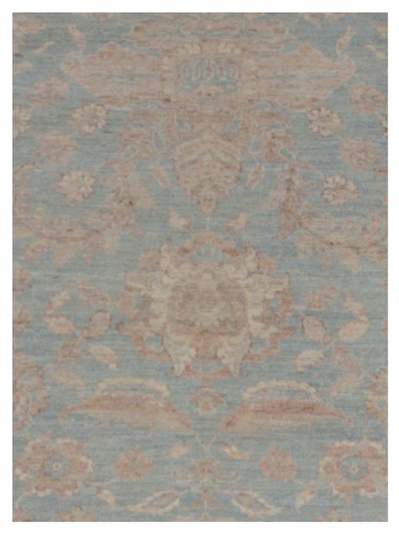 Pacific Ziegler 42868 Beige Blue Transitional Hand Knotted Rug