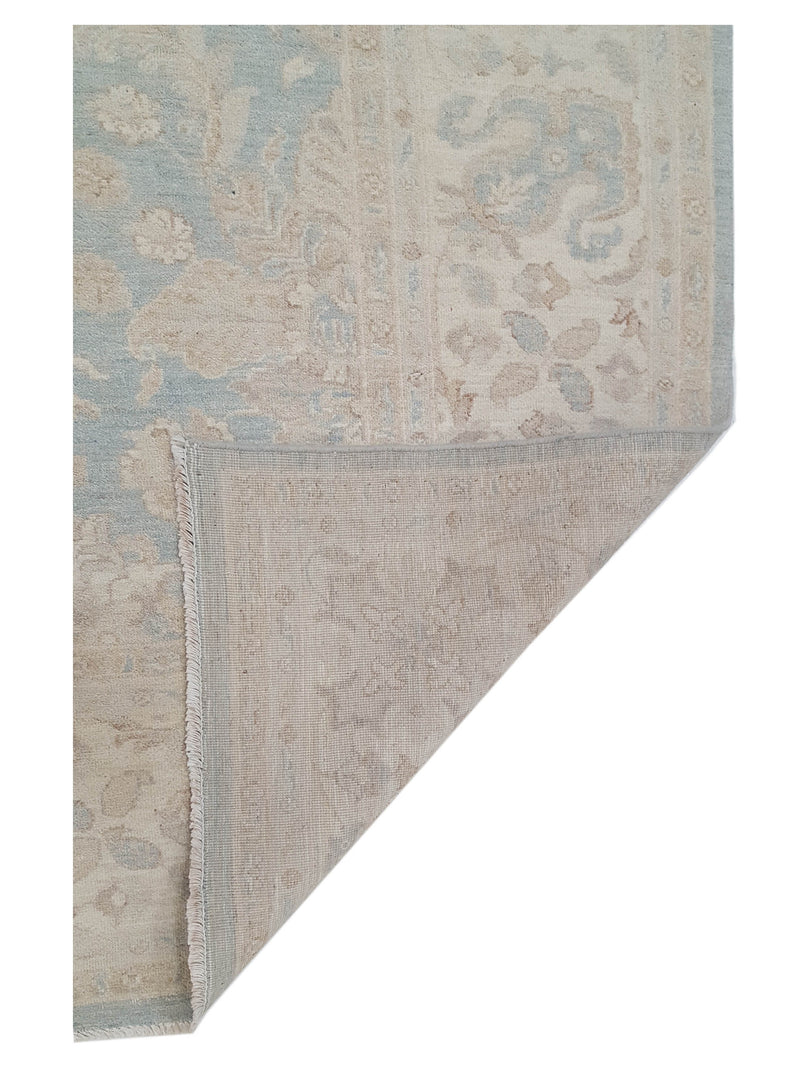 Pacific Ziegler 42868 Beige Blue Transitional Hand Knotted Rug