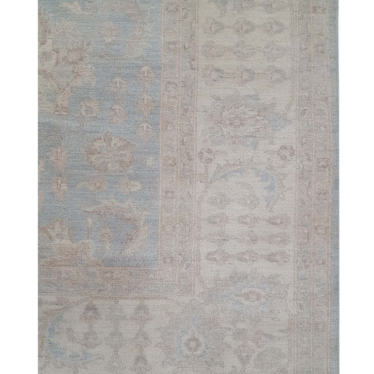 Pacific Ziegler 42871 Blue Ivory Transitional Hand Knotted Rug