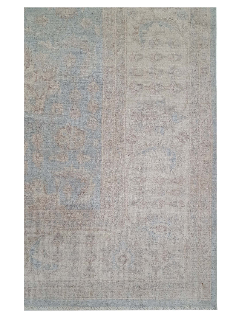 Pacific Ziegler 42871 Blue Ivory Transitional Hand Knotted Rug