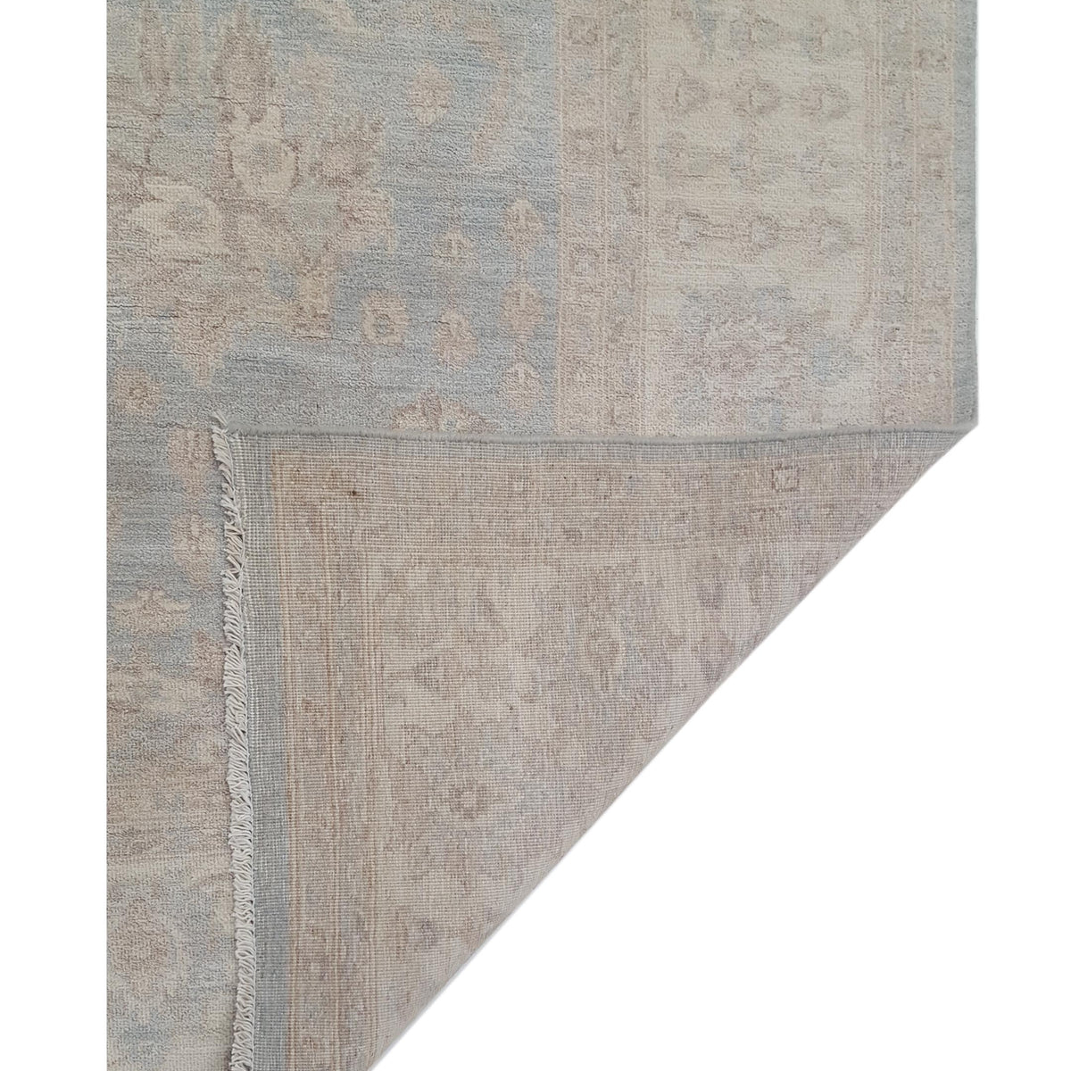 Pacific Ziegler 42871 Blue Ivory Transitional Hand Knotted Rug