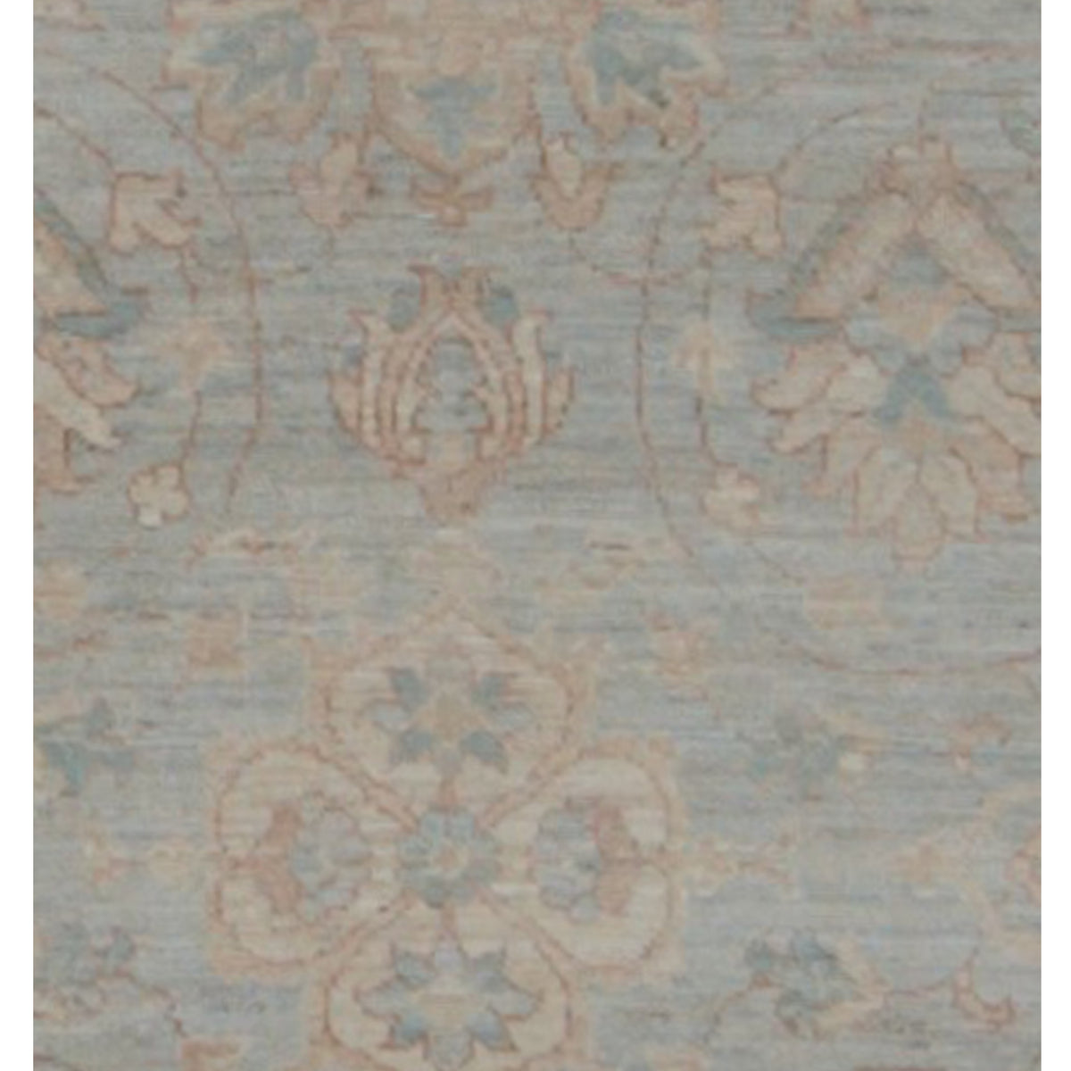 Pacific Ziegler 42874 Beige Teal Transitional Hand Knotted Rug