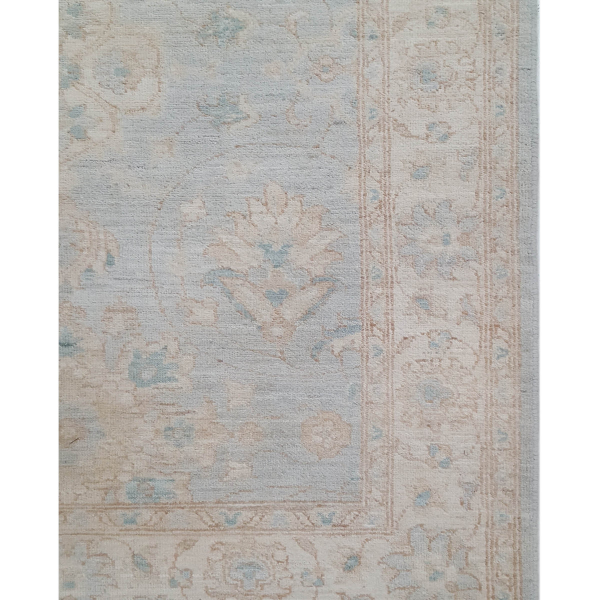 Pacific Ziegler 42875 Blue Beige Transitional Hand Knotted Rug