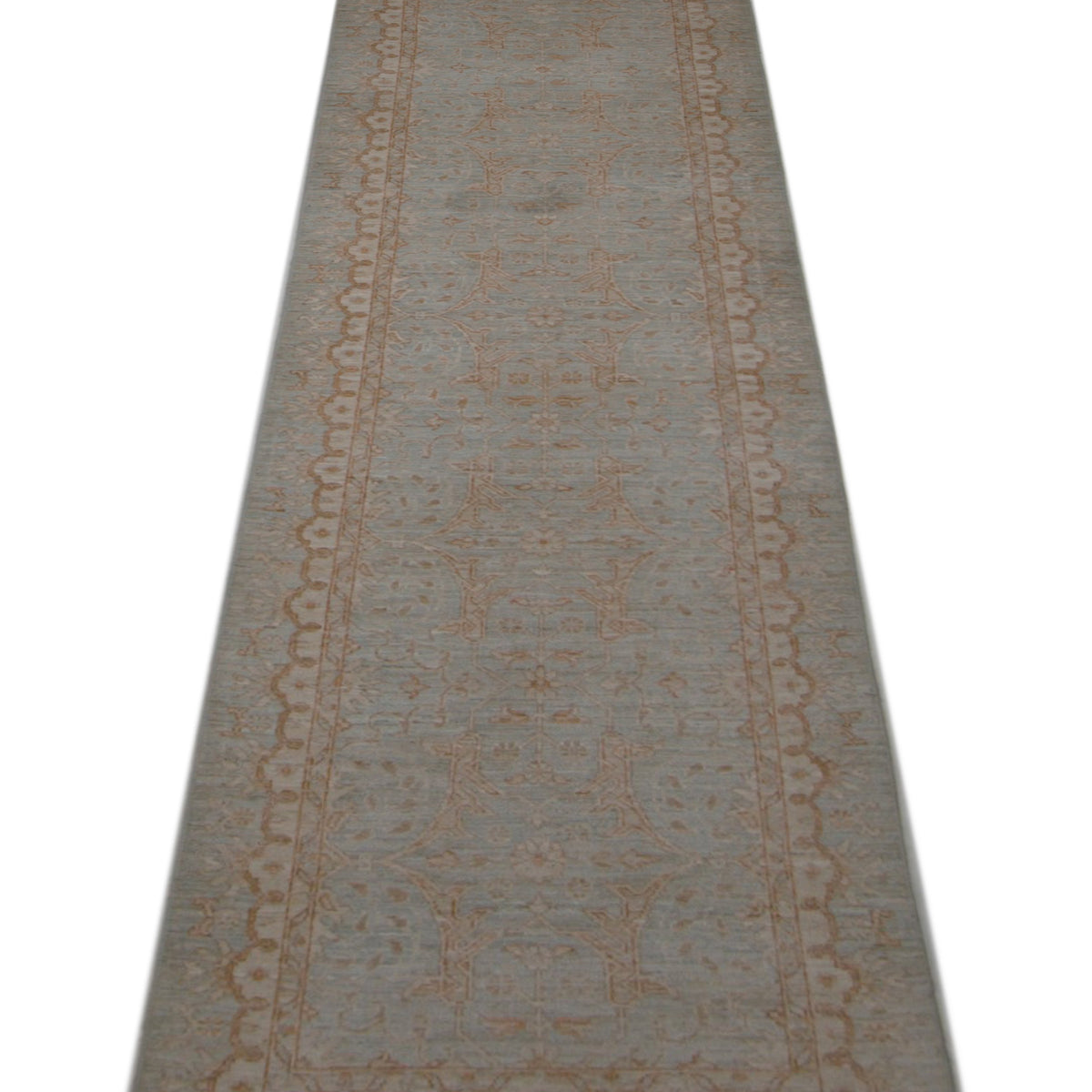 Pacific Ziegler 42876 Blue Blue Transitional Hand Knotted Rug