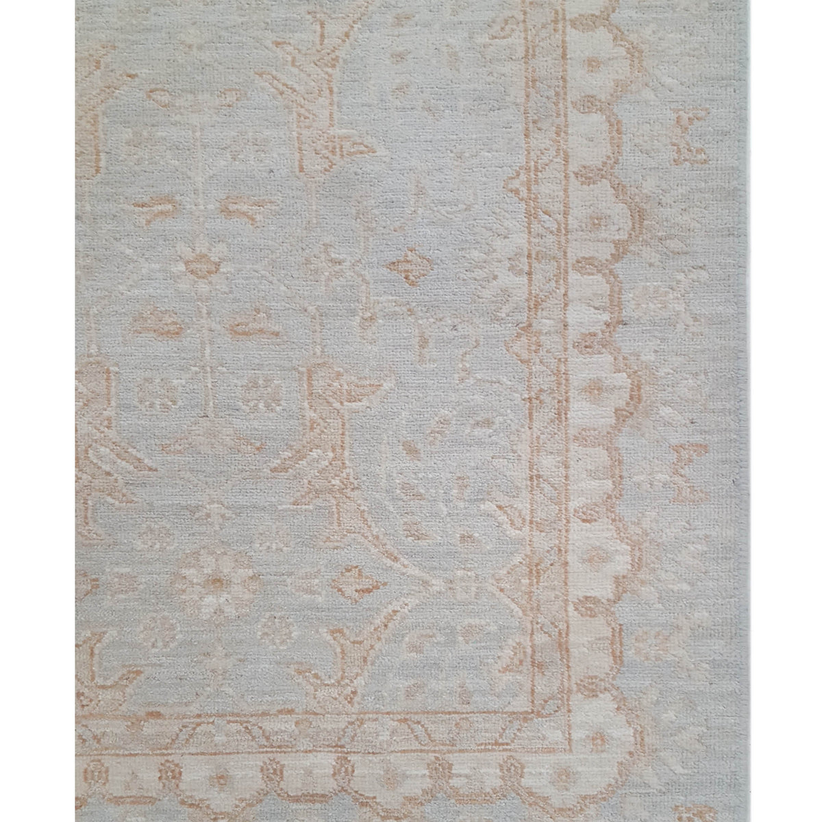 Pacific Ziegler 42876 Blue Blue Transitional Hand Knotted Rug