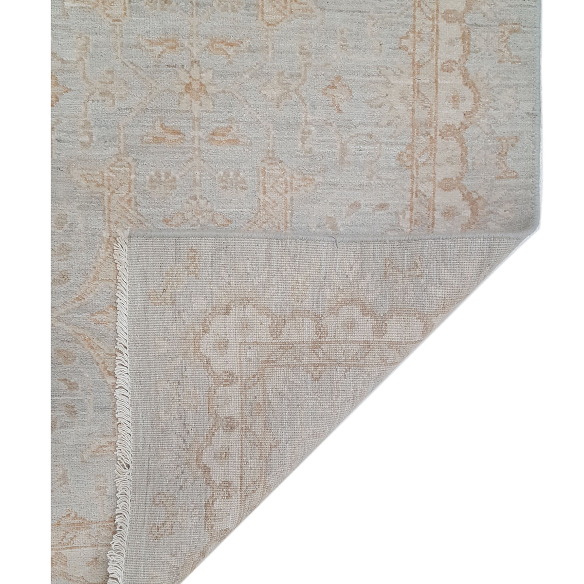 Pacific Ziegler 42876 Blue Blue Transitional Hand Knotted Rug