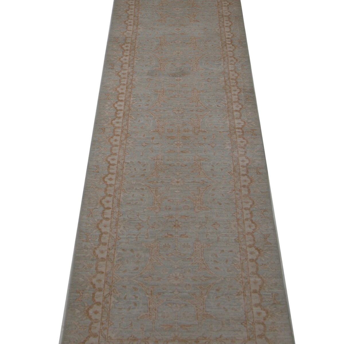 Pacific Ziegler 42877 Blue Blue Transitional Hand Knotted Rug