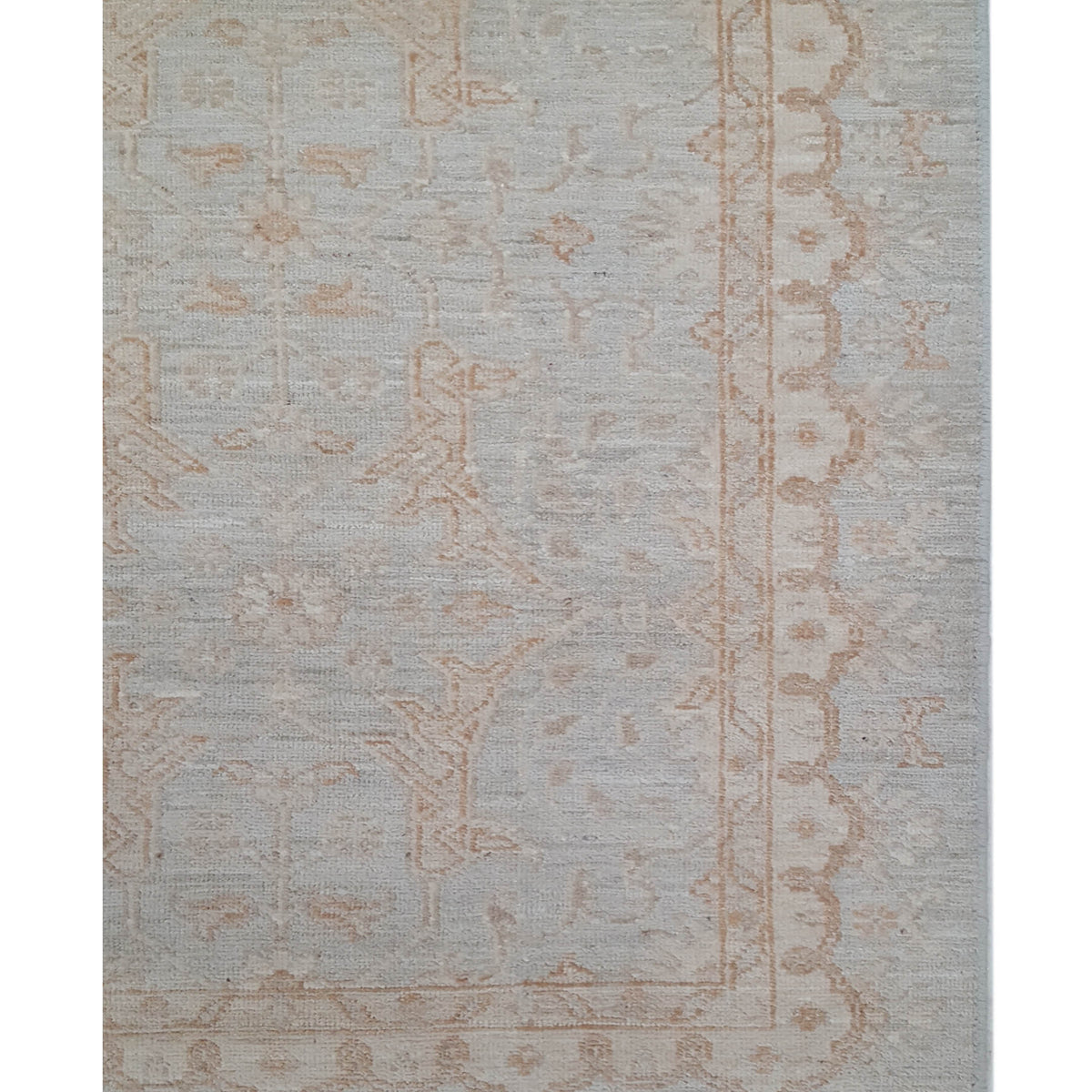 Pacific Ziegler 42877 Blue Blue Transitional Hand Knotted Rug