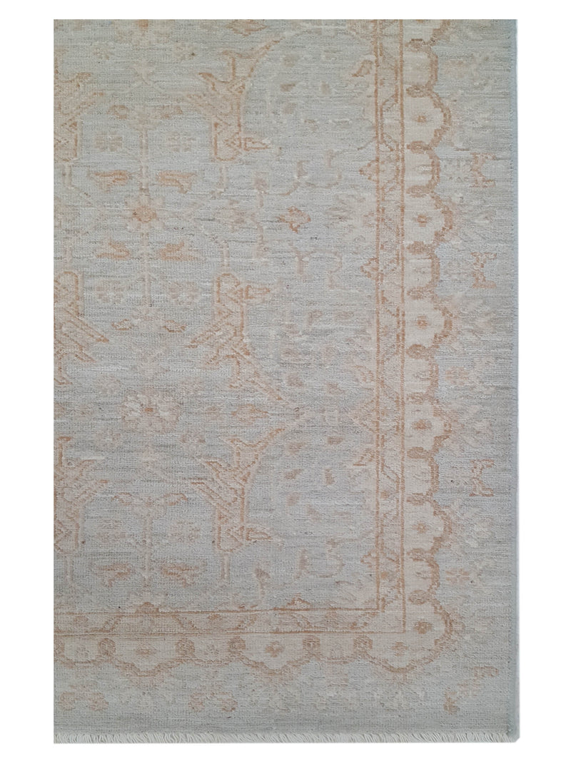 Pacific Ziegler 42877 Blue Blue Transitional Hand Knotted Rug