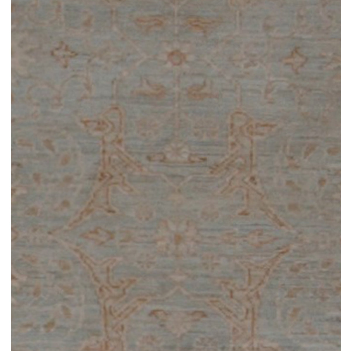 Pacific Ziegler 42877 Blue Blue Transitional Hand Knotted Rug