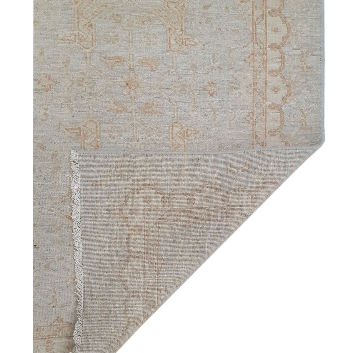 Pacific Ziegler 42877 Blue Blue Transitional Hand Knotted Rug