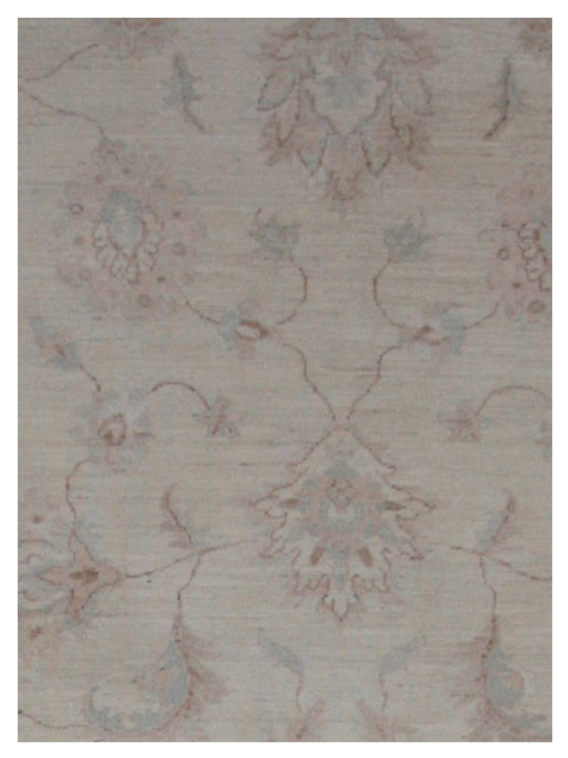 Pacific Ziegler 42878 Beige Blue Transitional Hand Knotted Rug