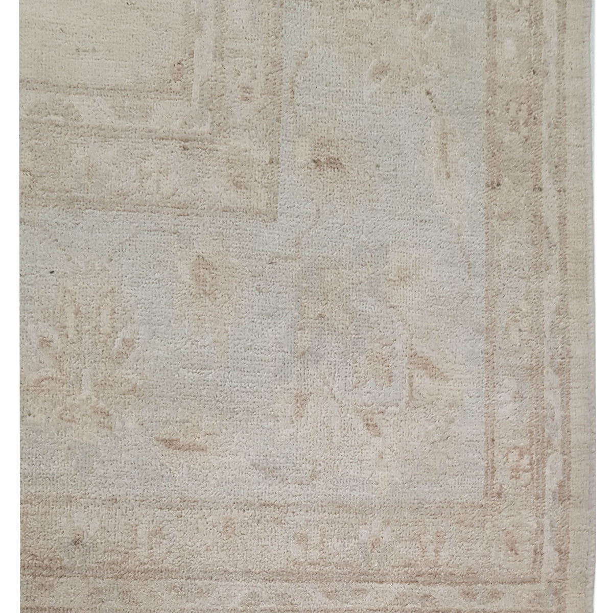 Pacific Ziegler 42878 Beige Blue Transitional Hand Knotted Rug