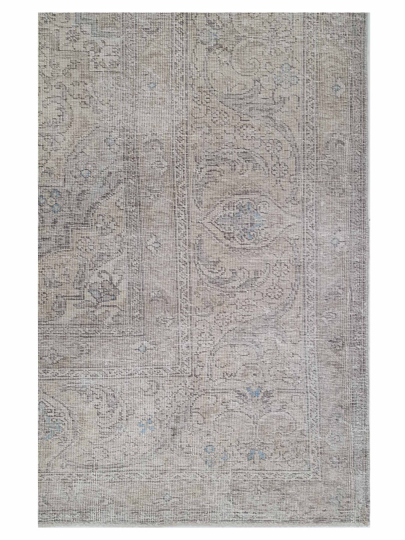 Pacific Vintage 42899 Beige Beige Vintage Hand Knotted Rug