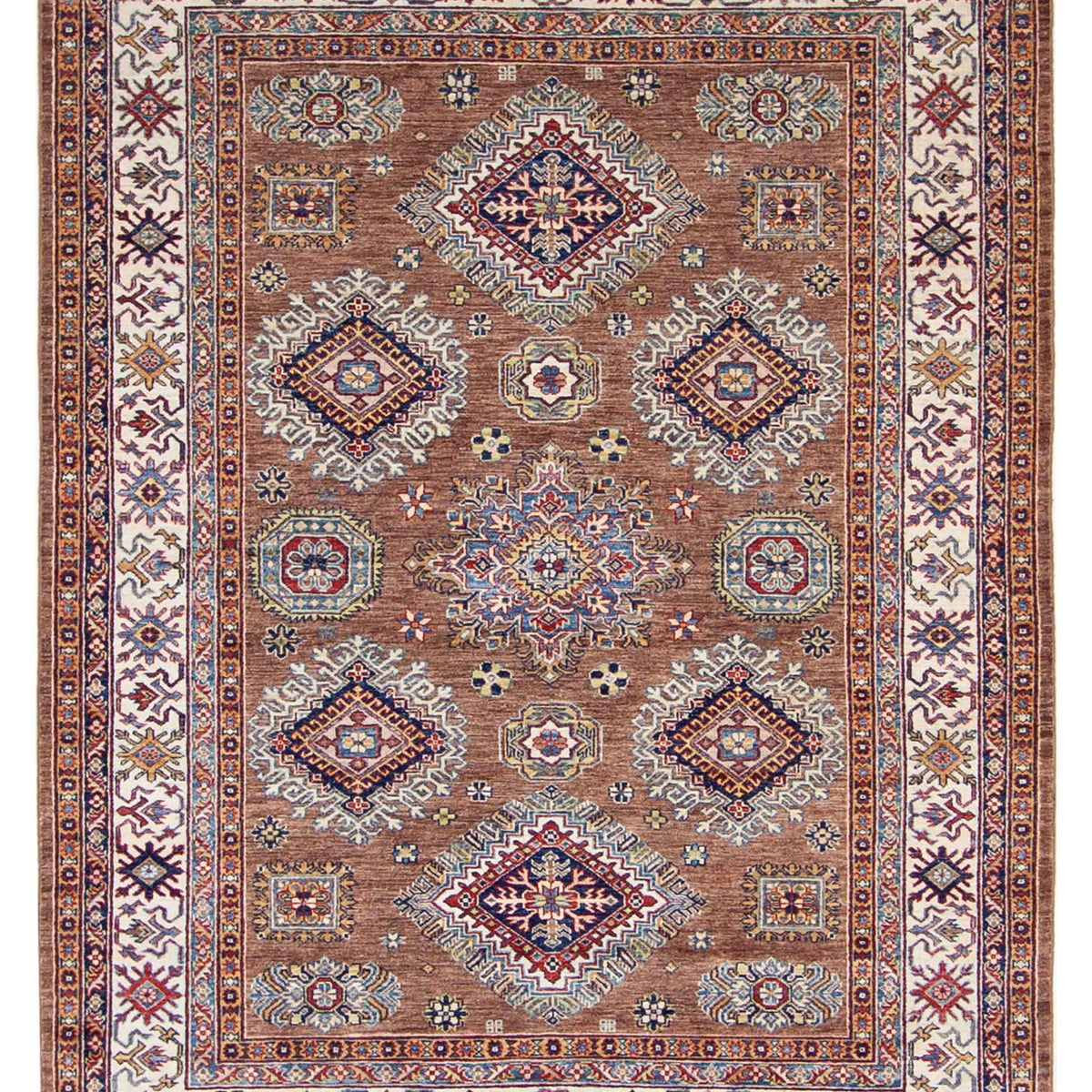 Pacific Kazak Super  Brown Ivory Traditional