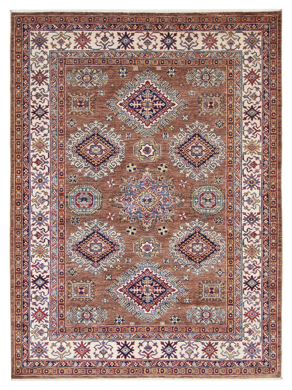 Pacific Kazak Super  Brown Ivory Traditional