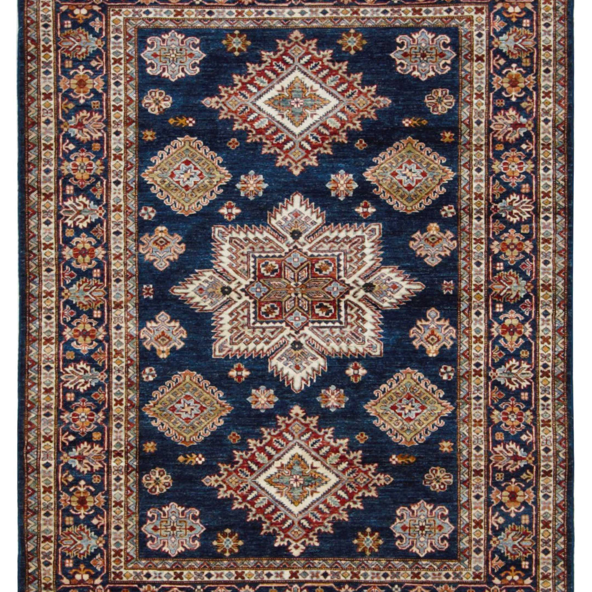 Pacific Kazak Super  Navy Ivory Traditional
