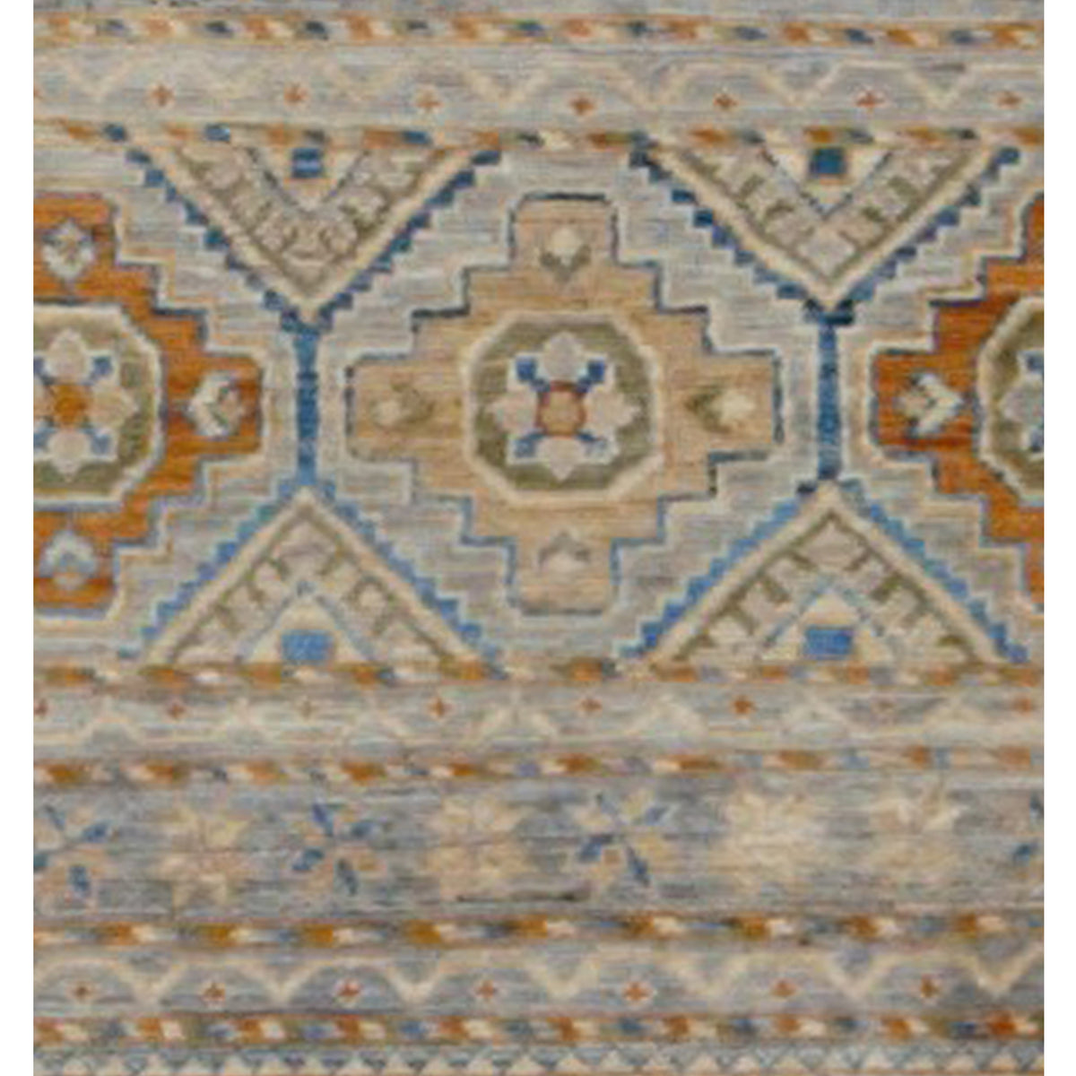 Pacific Khorgeen 42918 Grey Khaki Traditional Hand Knotted Rug