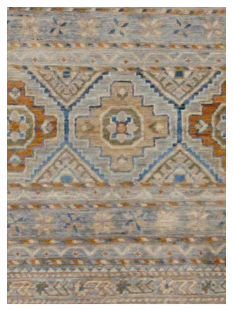 Pacific Khorgeen 42918 Grey Khaki Traditional Hand Knotted Rug