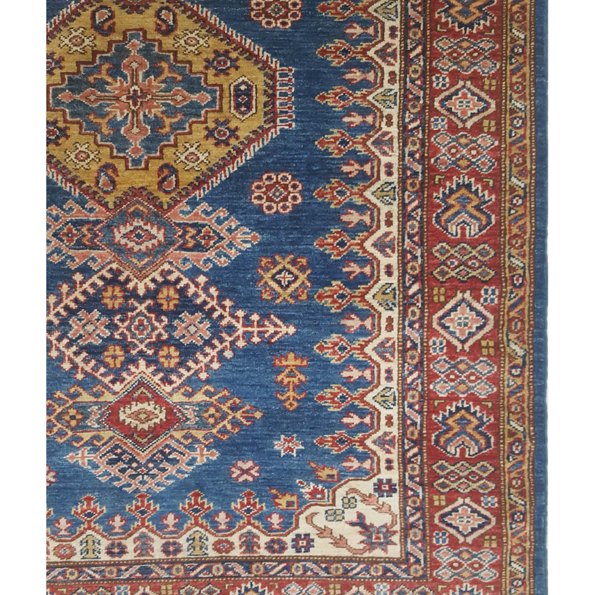 Pacific Kazak Artisan 42920 Blue Red Traditional Hand Knotted Rug