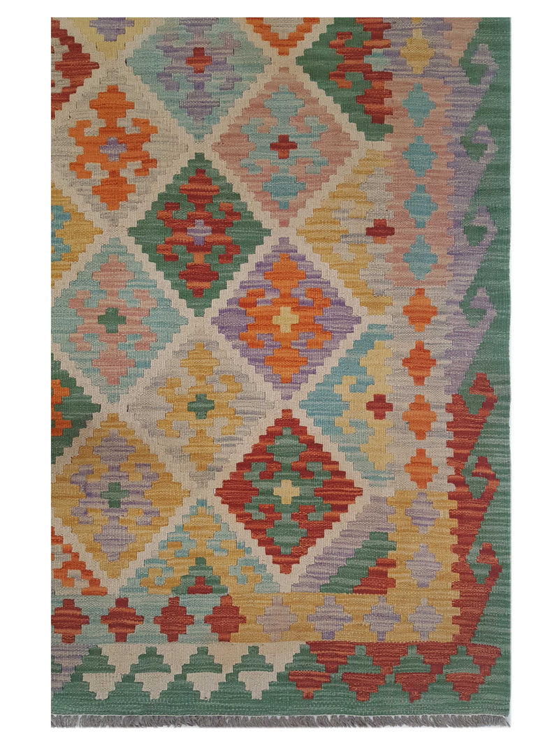 Aura Kilim 42954 Multi Multi Kilim Hand Woven Rug