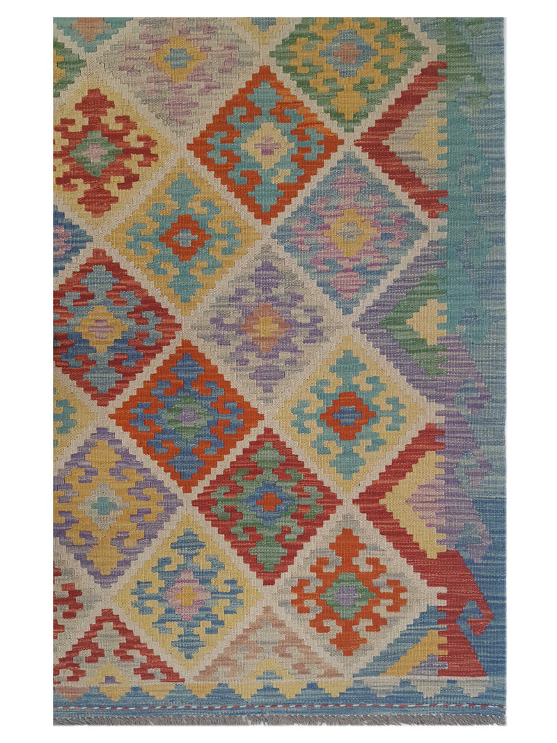 Aura Kilim 42955 Multi Multi Kilim Hand Woven Rug