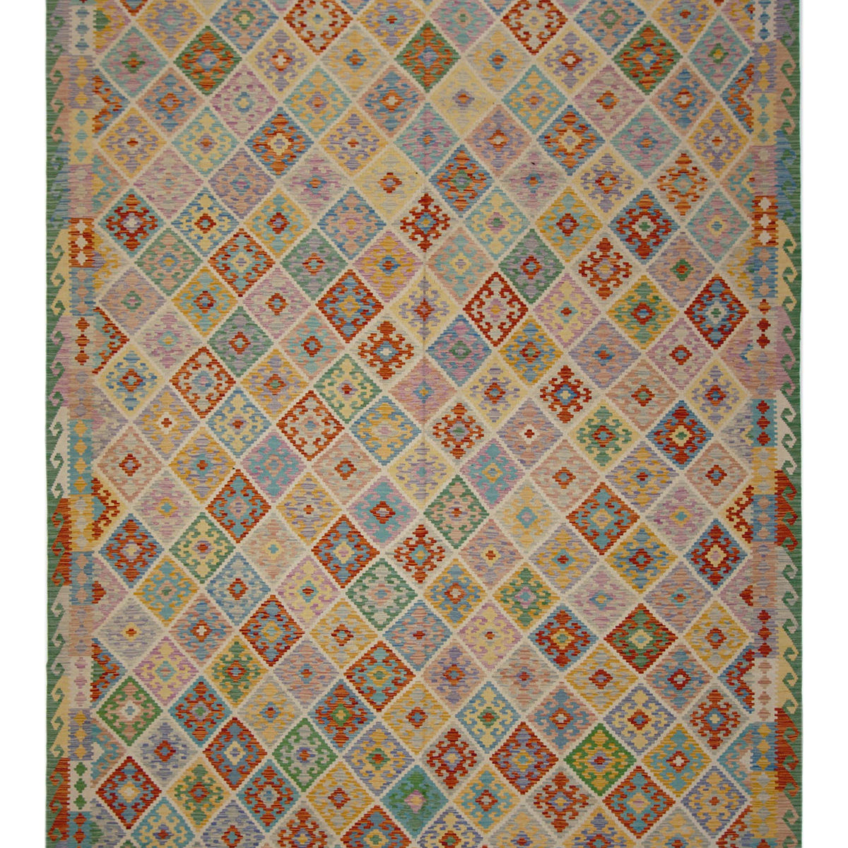 Aura Kilim  Green Mint Kilim