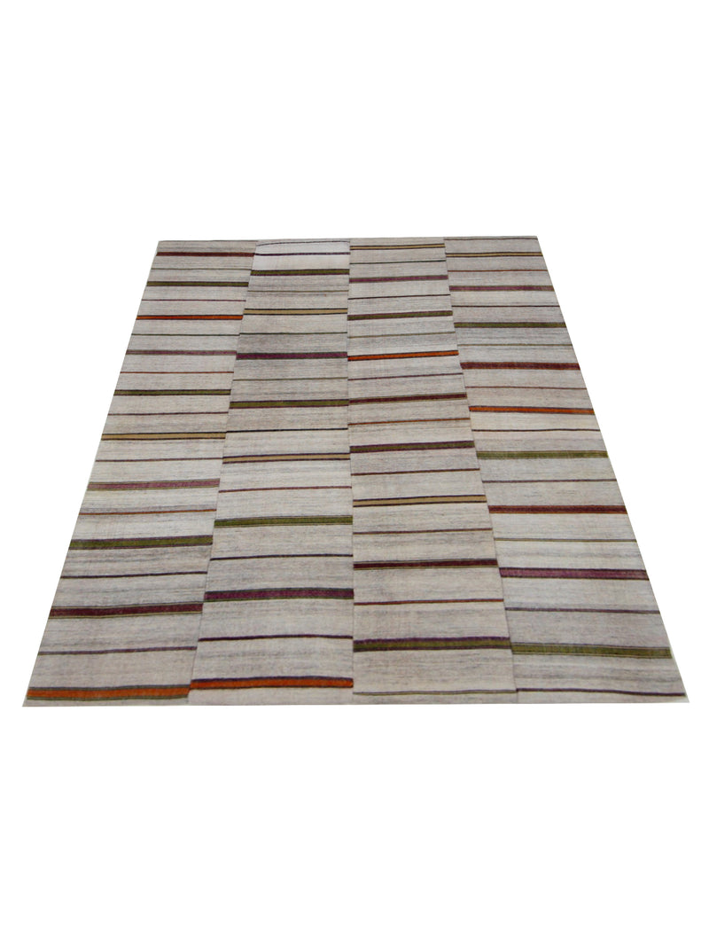 Pacific Galicia 42958 Beige Multi Transitional Flatweave Rug