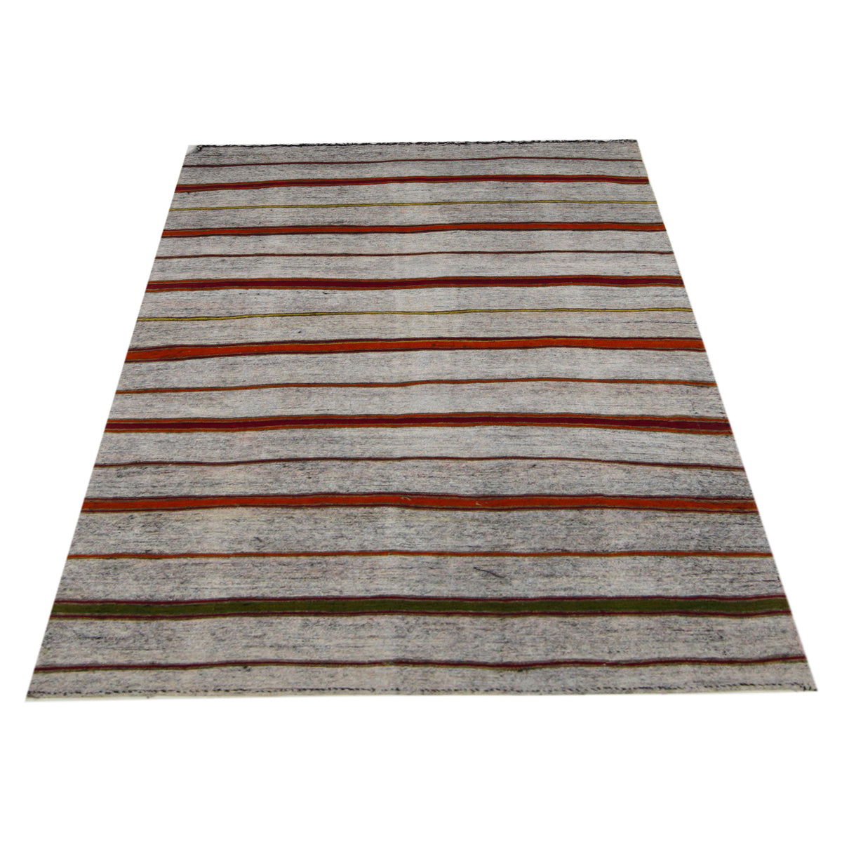 Pacific Galicia 42960 Grey Orange Transitional Flatweave Rug