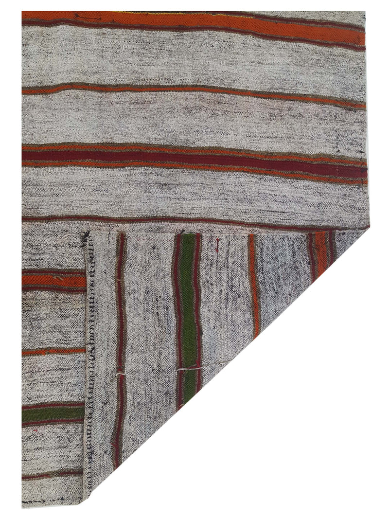 Pacific Galicia 42960 Grey Orange Transitional Flatweave Rug