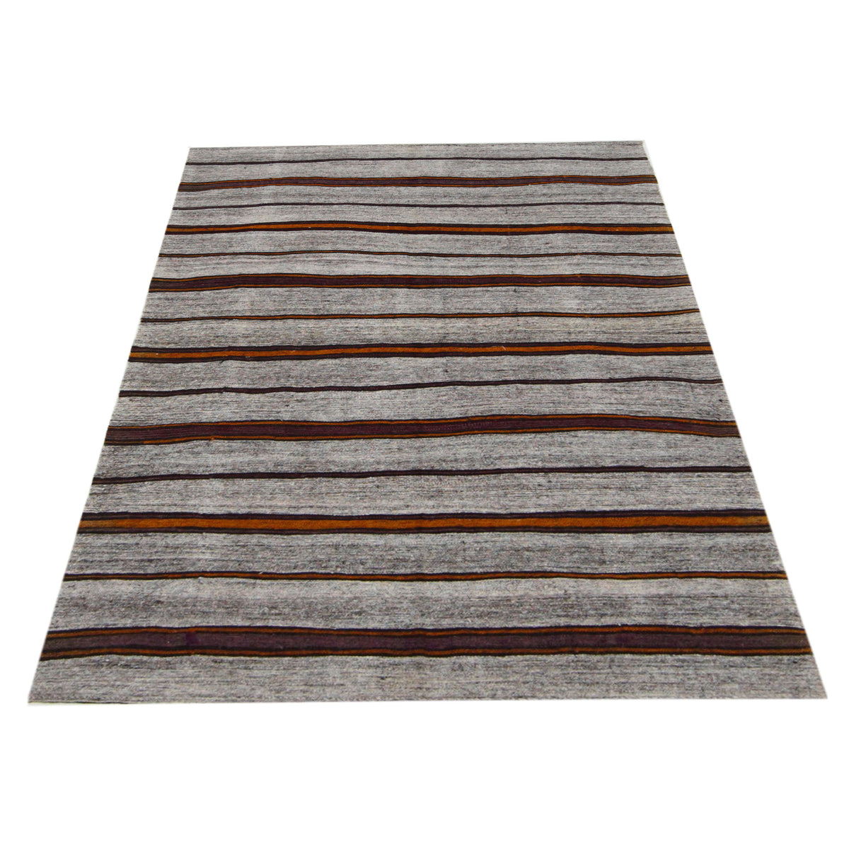 Pacific Galicia 42961 Grey Orange Transitional Flatweave Rug