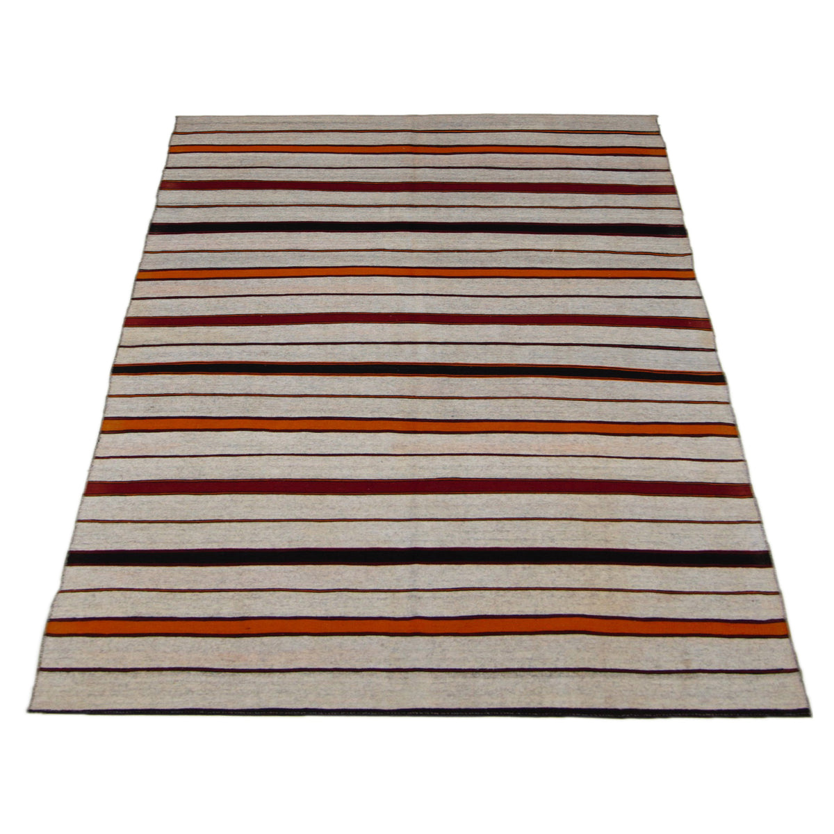 Pacific Galicia 42962 Grey Orange Transitional Flatweave Rug