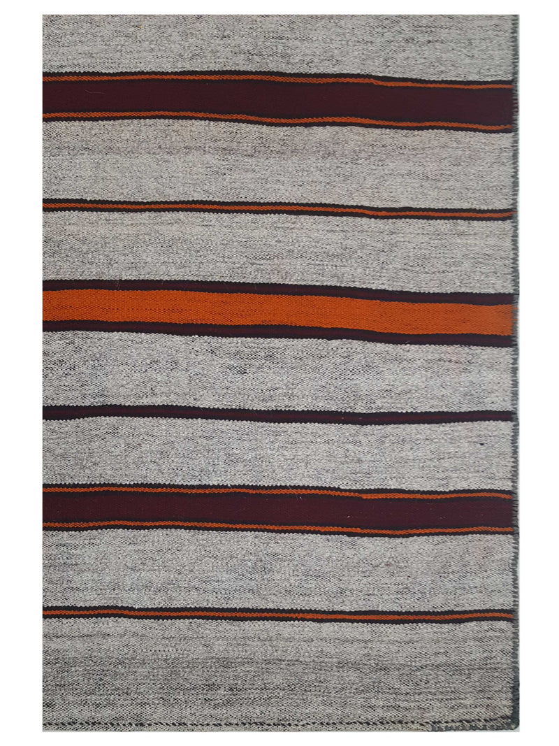 Pacific Galicia 42963 Grey Orange Transitional Flatweave Rug