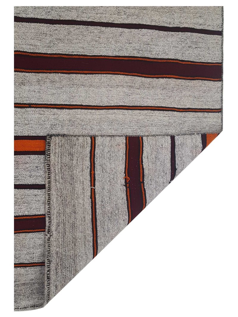 Pacific Galicia 42963 Grey Orange Transitional Flatweave Rug