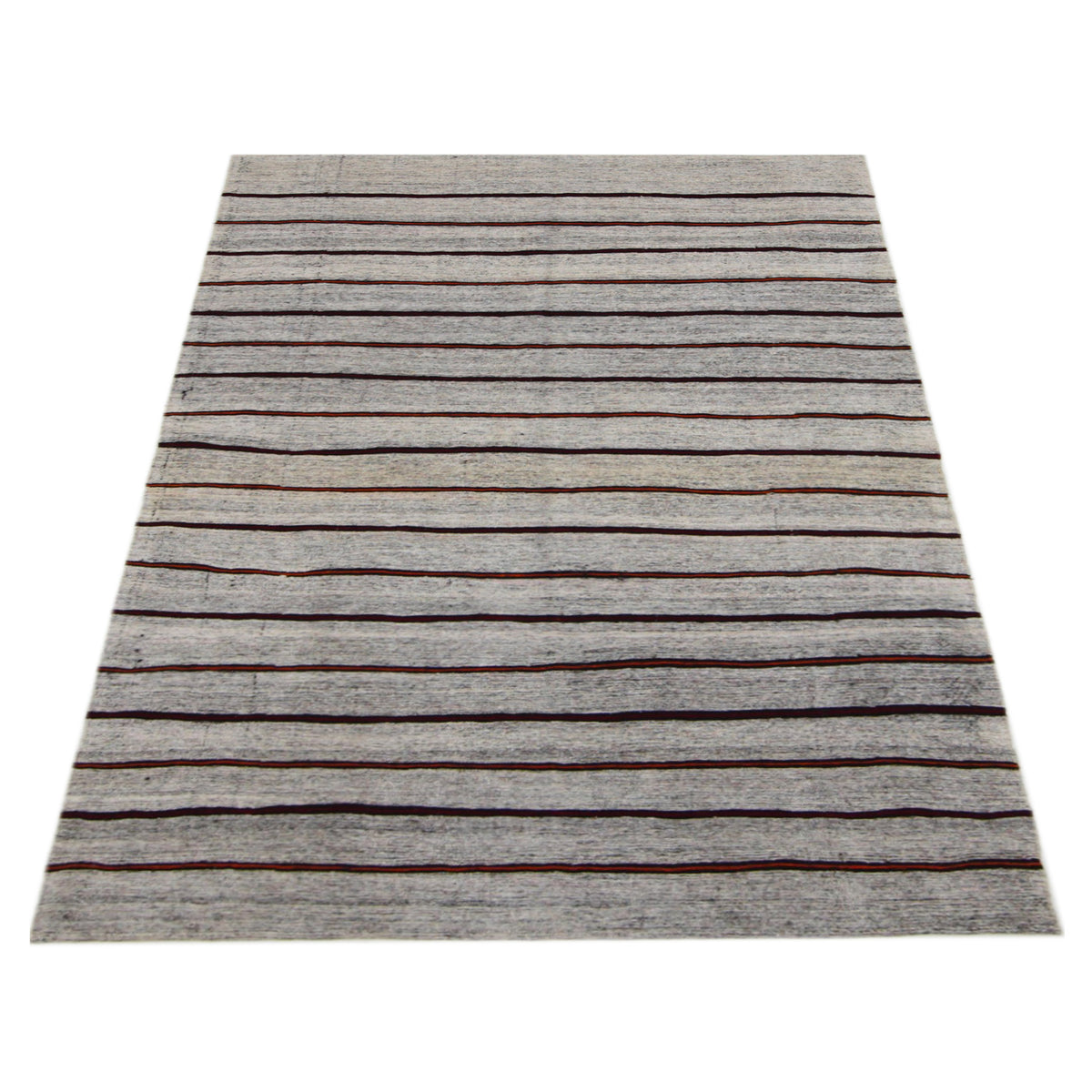 Pacific Galicia 42965 Grey Orange Transitional Flatweave Rug