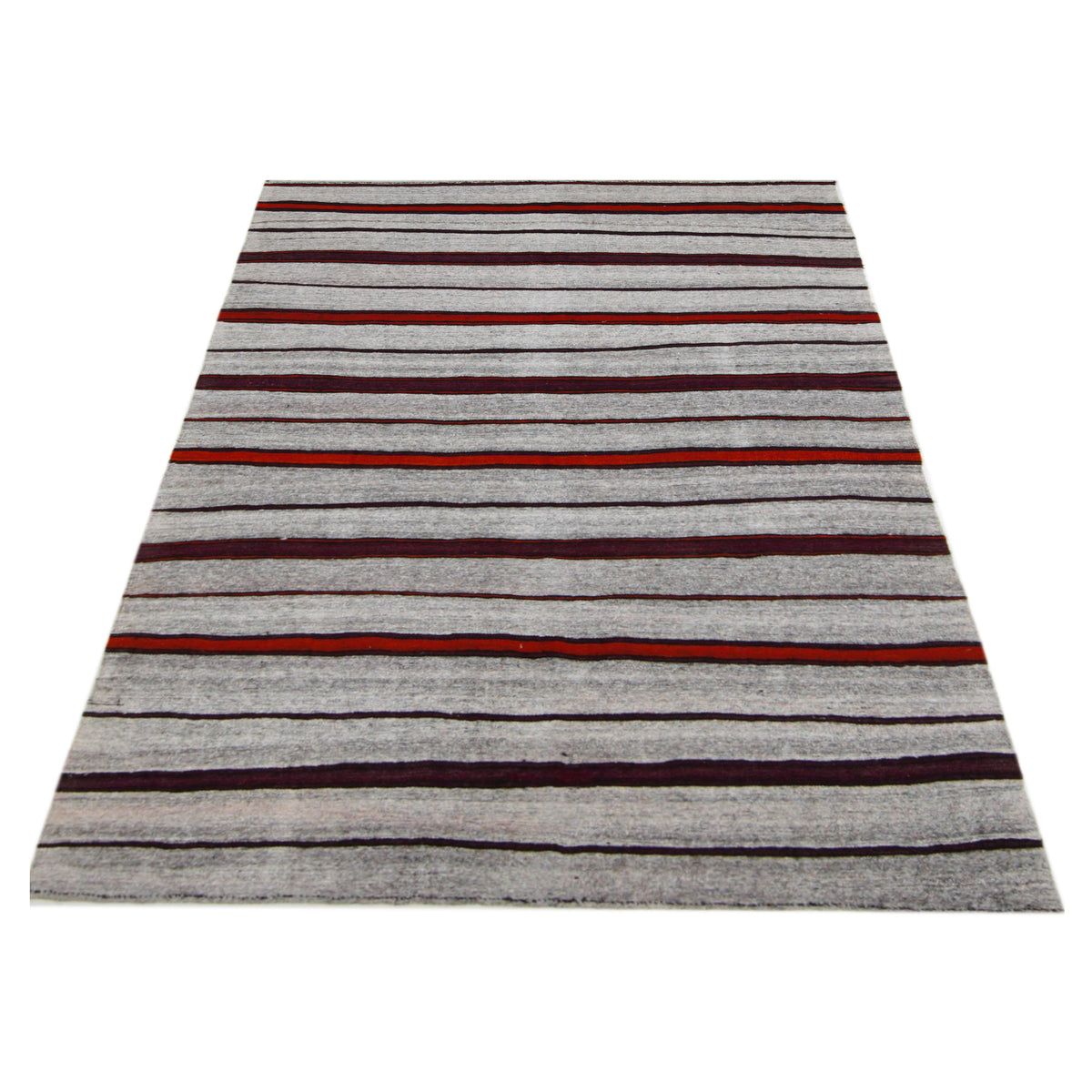 Pacific Galicia 42966 Grey Orange Transitional Flatweave Rug