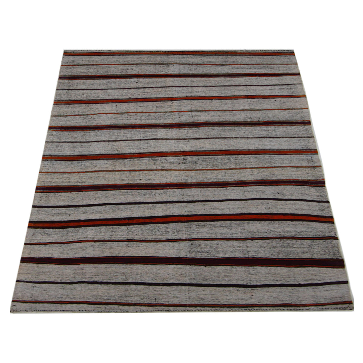 Pacific Galicia 42967 Grey Orange Transitional Flatweave Rug